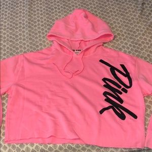 PINK cropped sweater